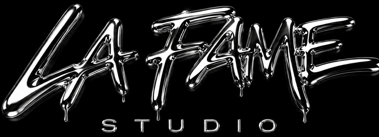 Logo cromato LA FAME STUDIO